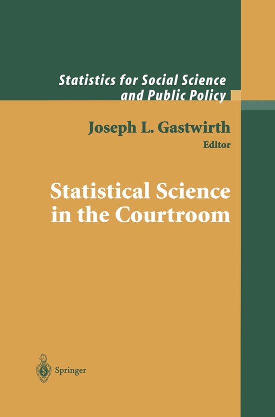 Statistical Science in the Courtroom - cover