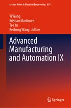 Lecture Notes in Electrical Engineering- Advanced Manufacturing and Automation IX