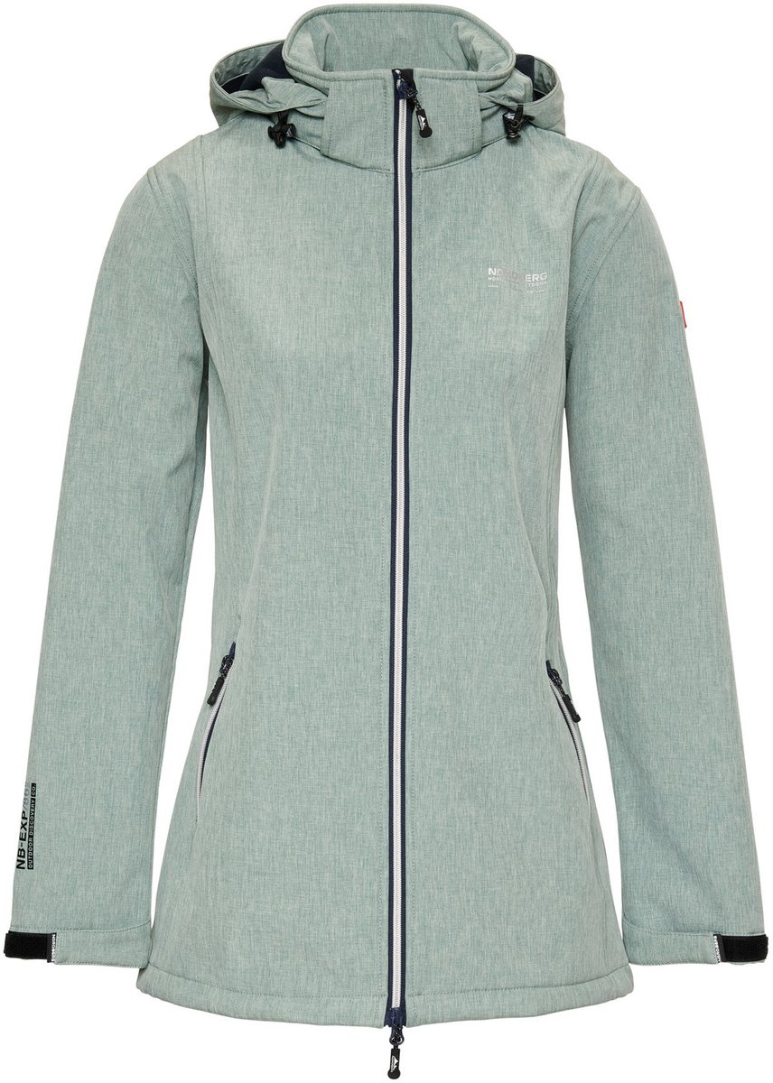 Nord Berg Ronda Softshell Dames Lichtgroen Vrijetijdskleding
