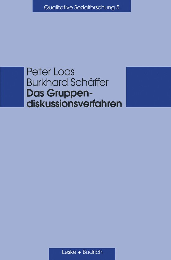 Qualitative Sozialforschung5- Das Gruppendiskussionsverfahre ... - cover
