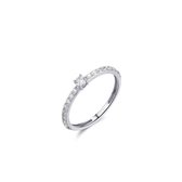 Gisser Jewels - Ring - 14k Goud - Zirconia - 3 mm