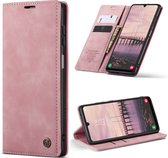 CASEME Samsung Galaxy A14 4G/5G hoesje - Wallet Case - Roze - Caseme