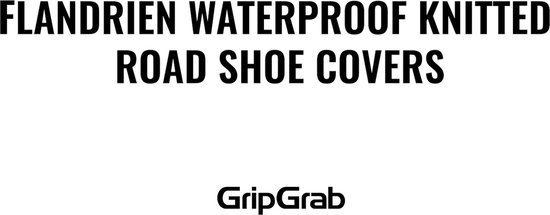 GripGrab Couvre-Chaussures Imperméables Tricot Flandrien - Black