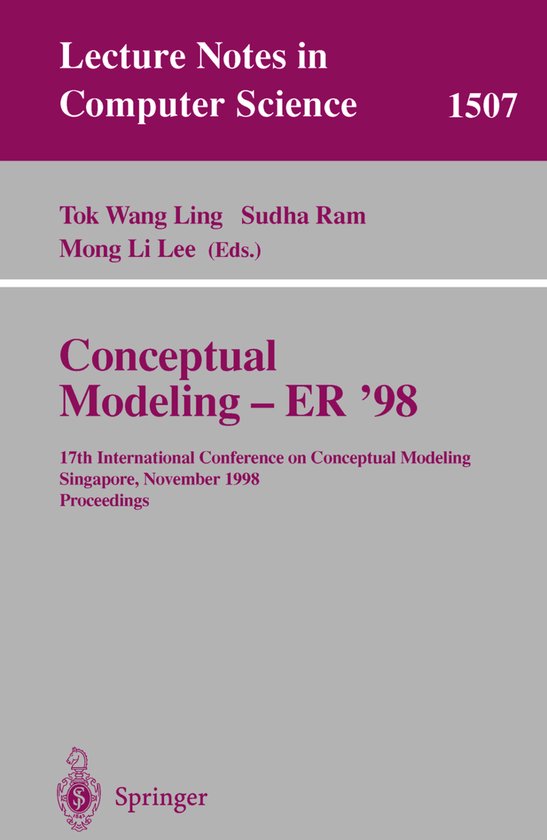 Conceptual Modeling - ER '98 - cover