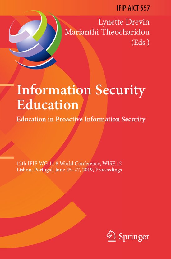 Information Security Education Education in Proactive Inform ... - cover