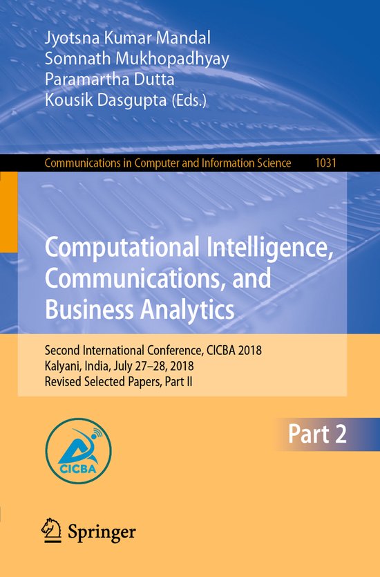 Communications in Computer and Information Science1031- Comp ... - cover