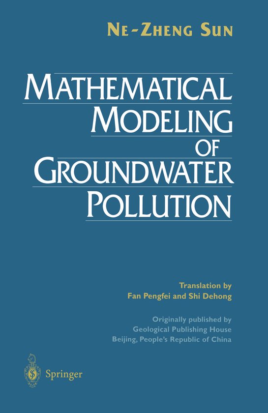 Mathematical Modeling of Groundwater Pollution - cover