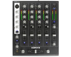 Vonyx STM-7010 4-Kanaals DJ Mixer met USB