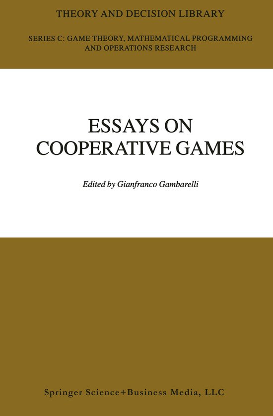 Essay in Cooperative Games - cover