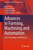 Lecture Notes in Mechanical Engineering- Advances in Forming, Machining and Automation