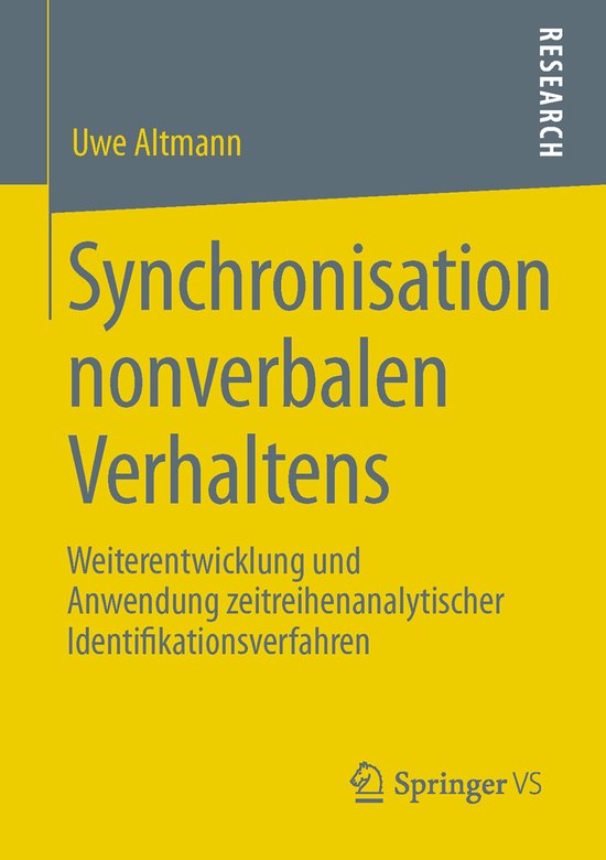 Synchronisation nonverbalen Verhaltens - cover