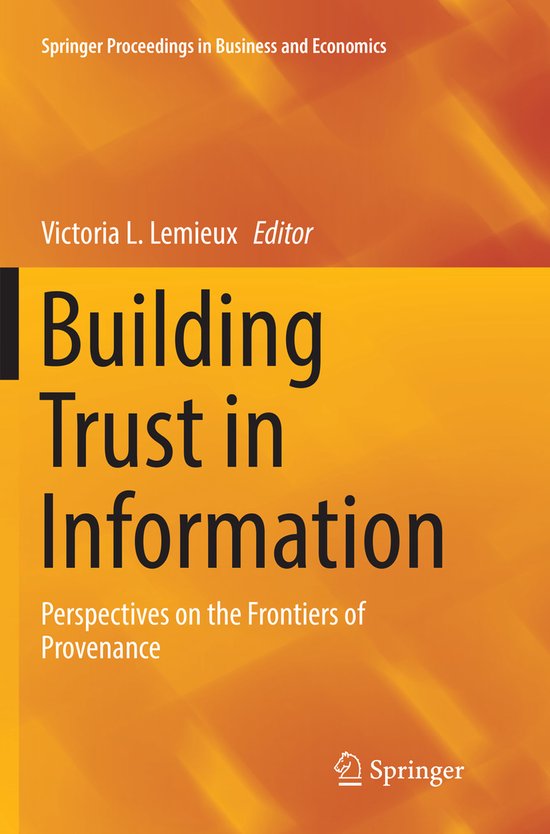 Springer Proceedings in Business and Economics- Building Tru ... - cover