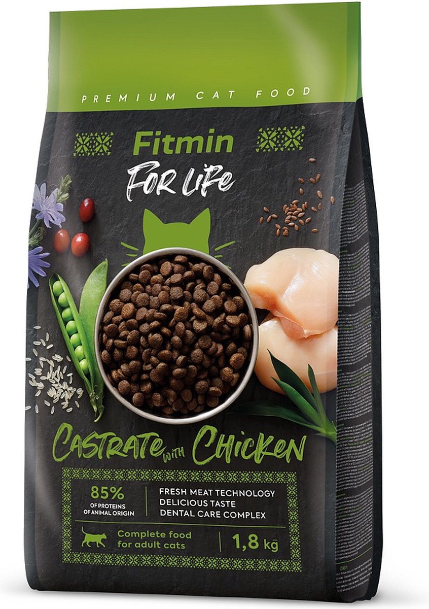 FITMIN Fitmin Cat For Life Castrate Kip 1.8kg