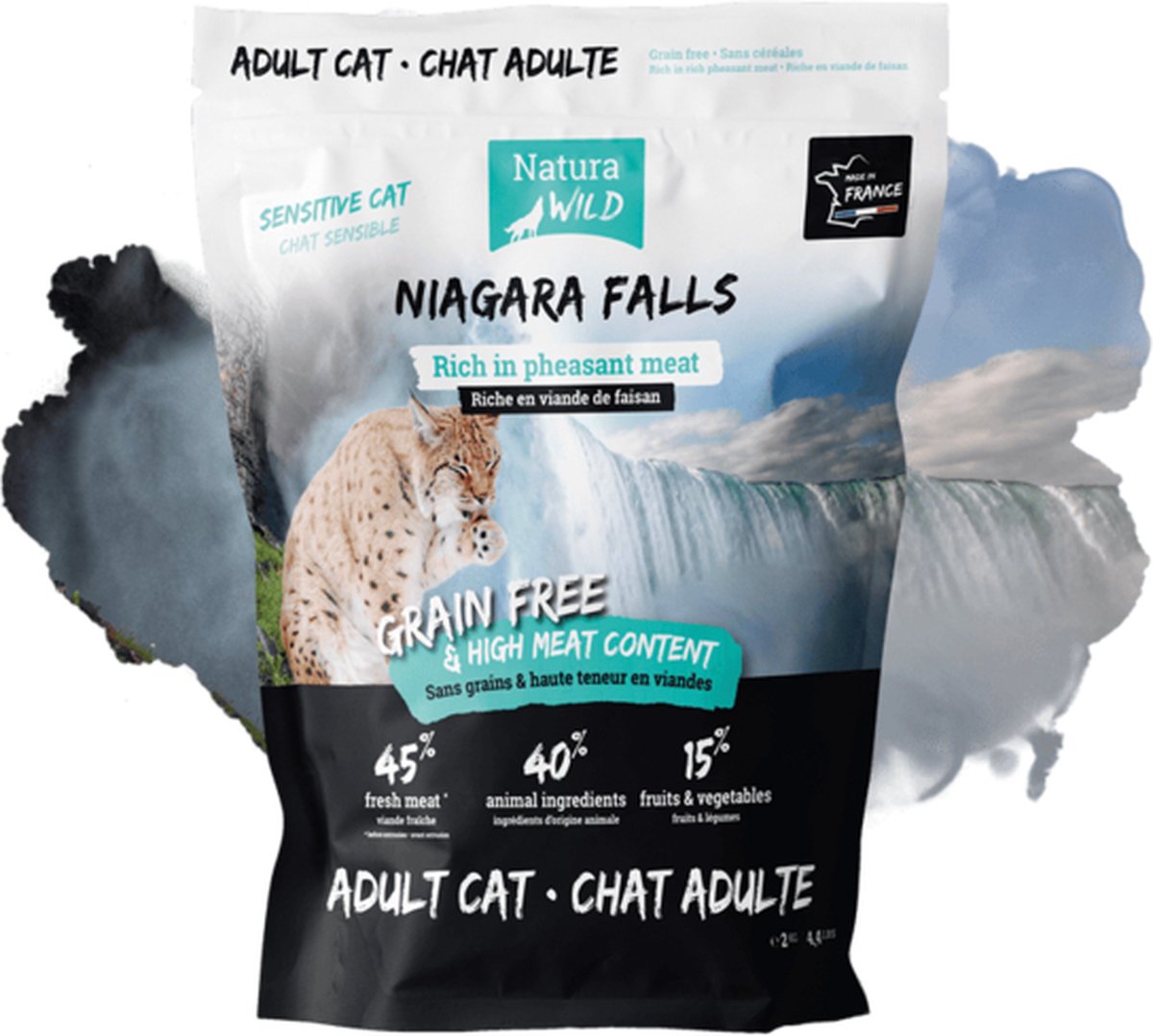 Natura Wild Niagara Falls - Graanvrij - Kattenvoer - 4 kg