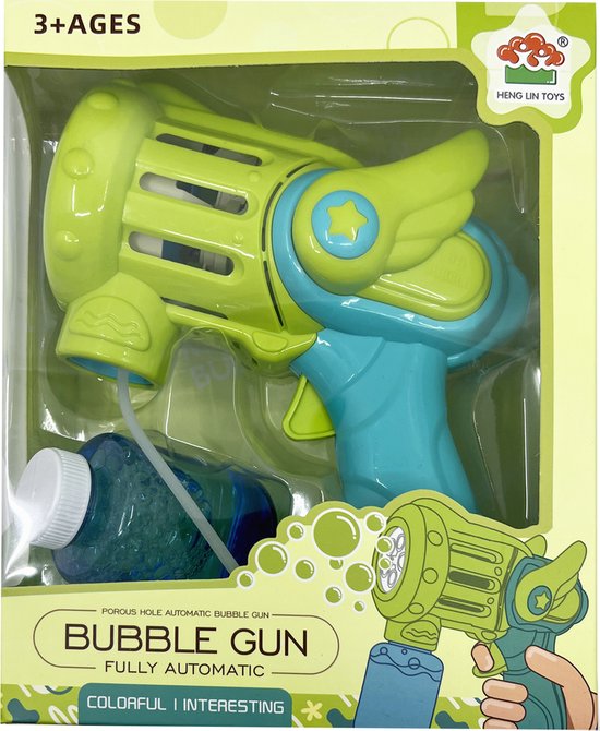 Pistolet à Bulle soufflante - Souffleur à bulles avec liquide - Bubble gun  - Machine à