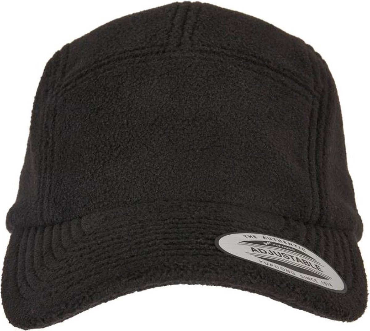Flexfit Verstelbare pet Polar Fleece Jockey Zwart