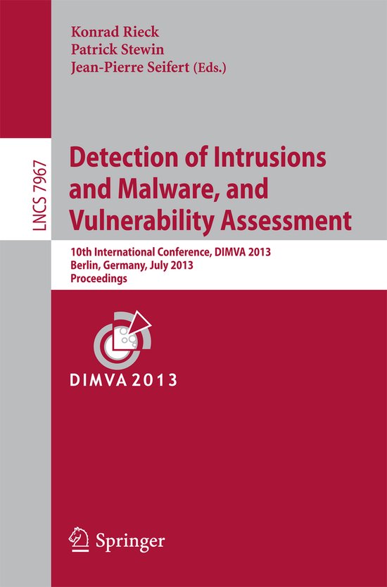 Detection of Intrusions and Malware, and Vulnerability Asses ... - cover