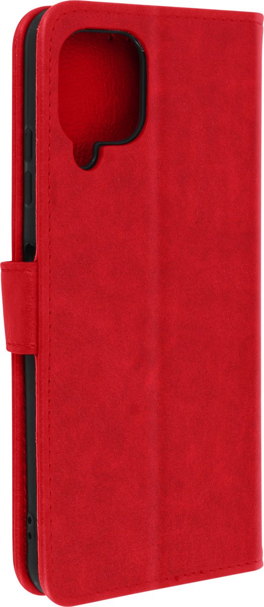 Geschikt voor Samsung Galaxy A22/M32/M22 Bookcover Video Support Functie rood