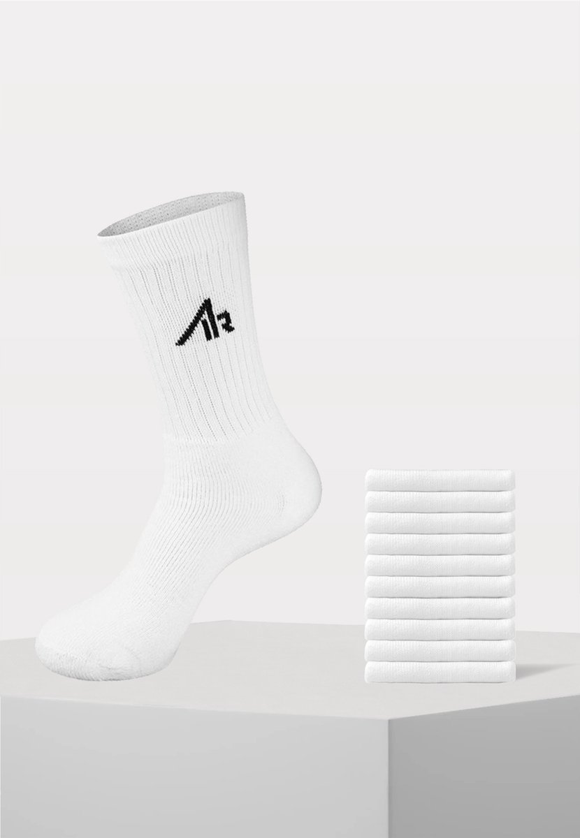 AIR sokken nieuw - 10 paar - Wit - 35-38