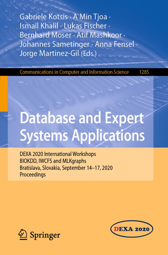 Database and Expert Systems Applications - cover