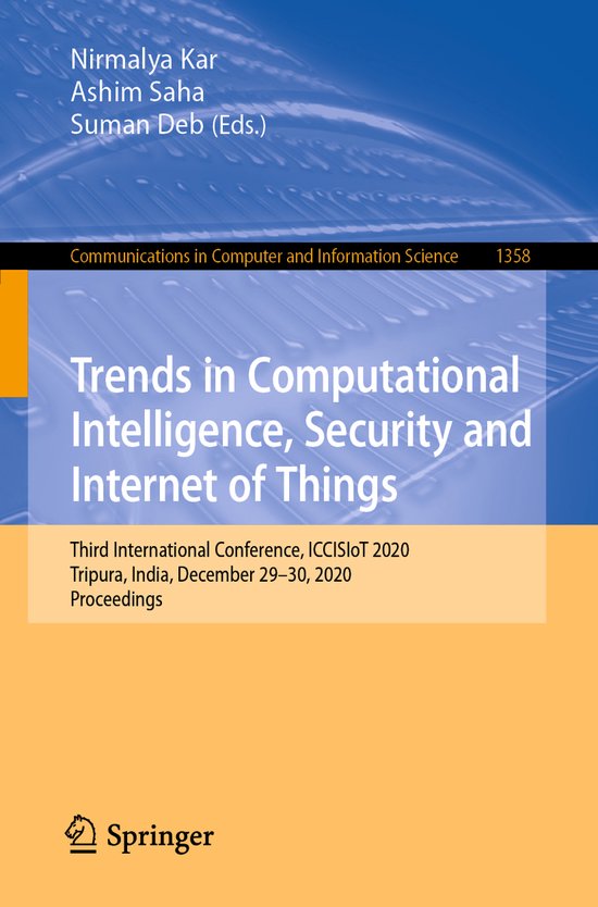 Trends in Computational Intelligence Security and Internet o ... - cover