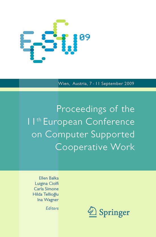 Ecscw 2009 - cover
