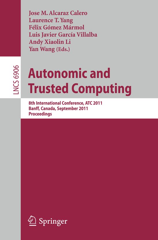 Autonomic and Trusted Computing - cover