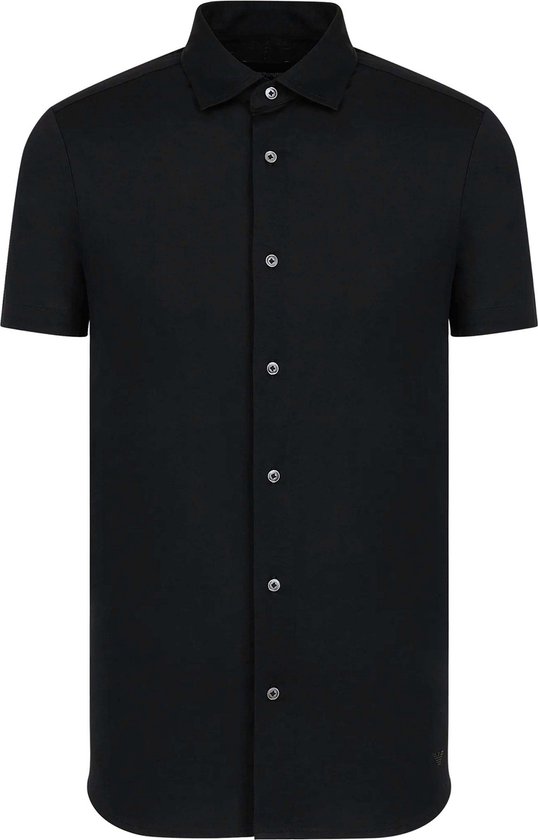 Emporio Armani Heren Overhemd Zwart maat XL