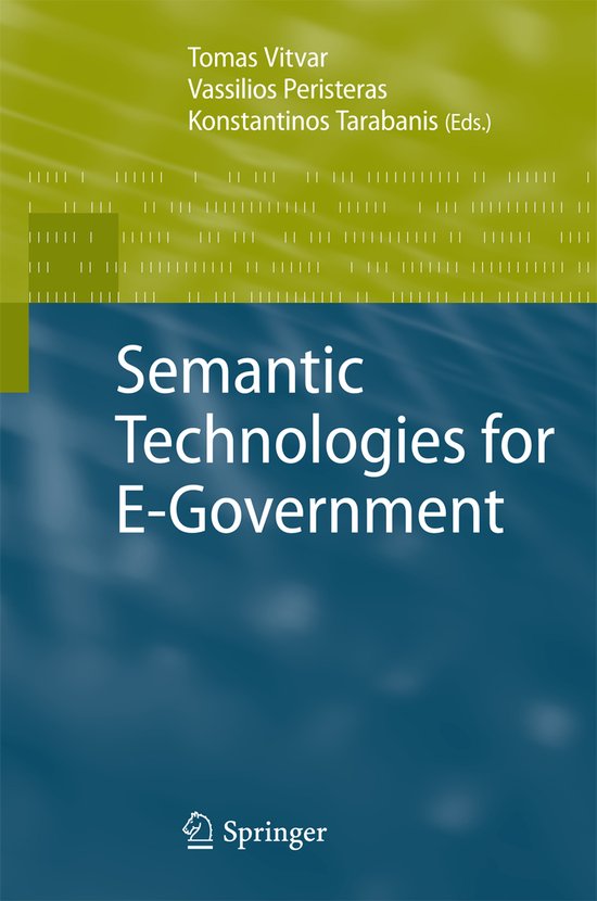 Semantic Technologies for E-government - cover