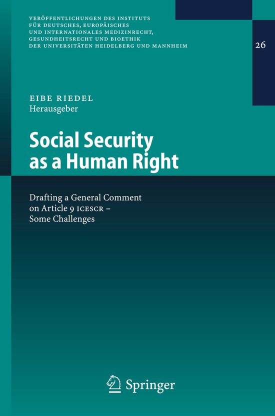 Social Security as a Human Right - cover