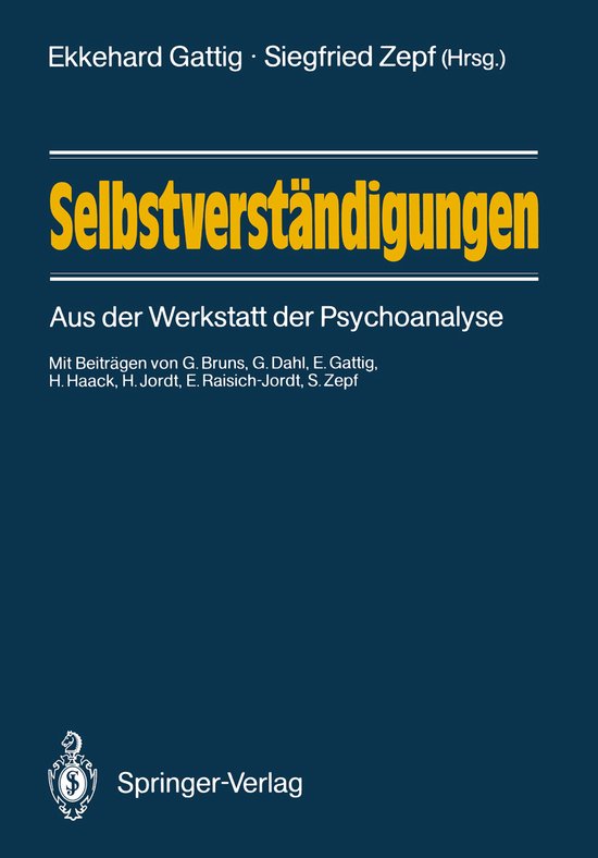 Selbstverständigungen - cover
