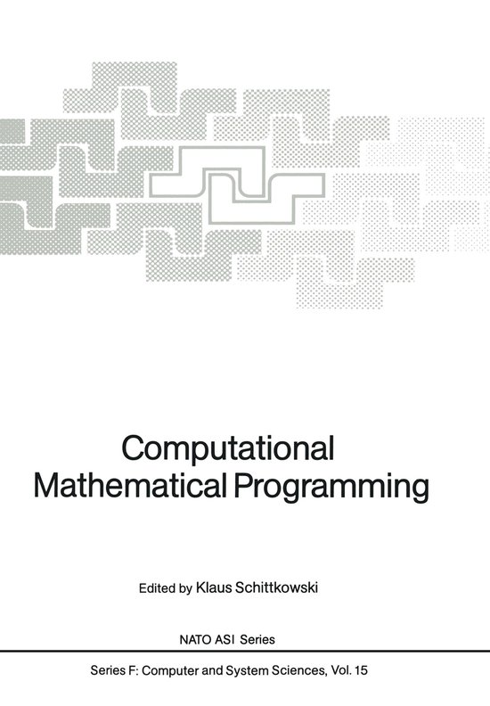 Computational Mathematical Programming - cover
