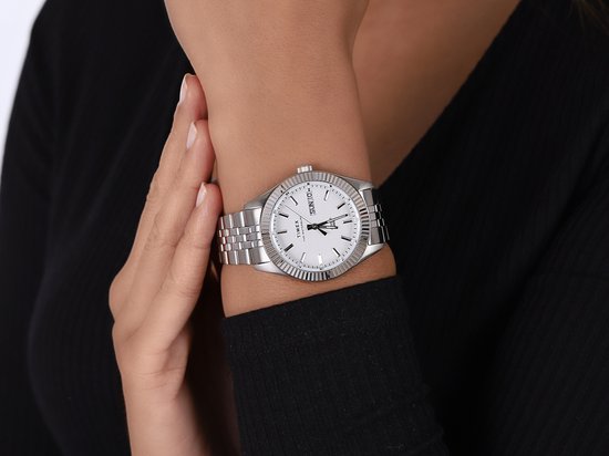 Montre Timex Waterbury Legacy Boyfriend TW2U78700 - Acier - Couleur argent - Ø 36 mm