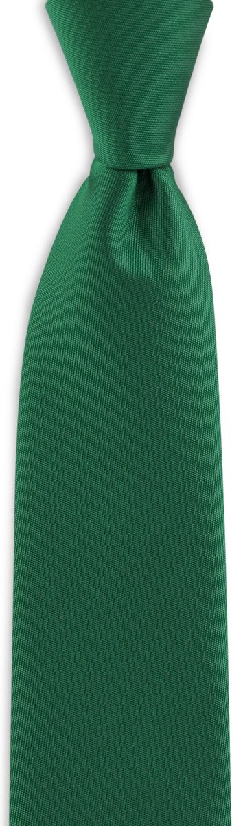 We Love Ties - Stropdas smaragdgroen smal - geweven polyester Microfill - We Love Ties