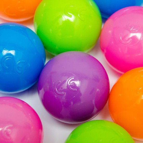 LittleTom 50 Balles Colorées 5,5 Cm – Idéales Pour Piscine à Balles Bébé, Enfants Et Chiots – Lot Multicolore Ultra Résistant
