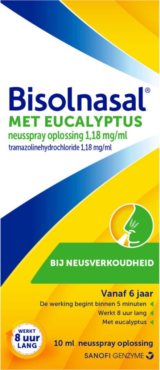 Goedkoopste Bisolnasal Neusspray Eucalyptus - 1 x 10 ml