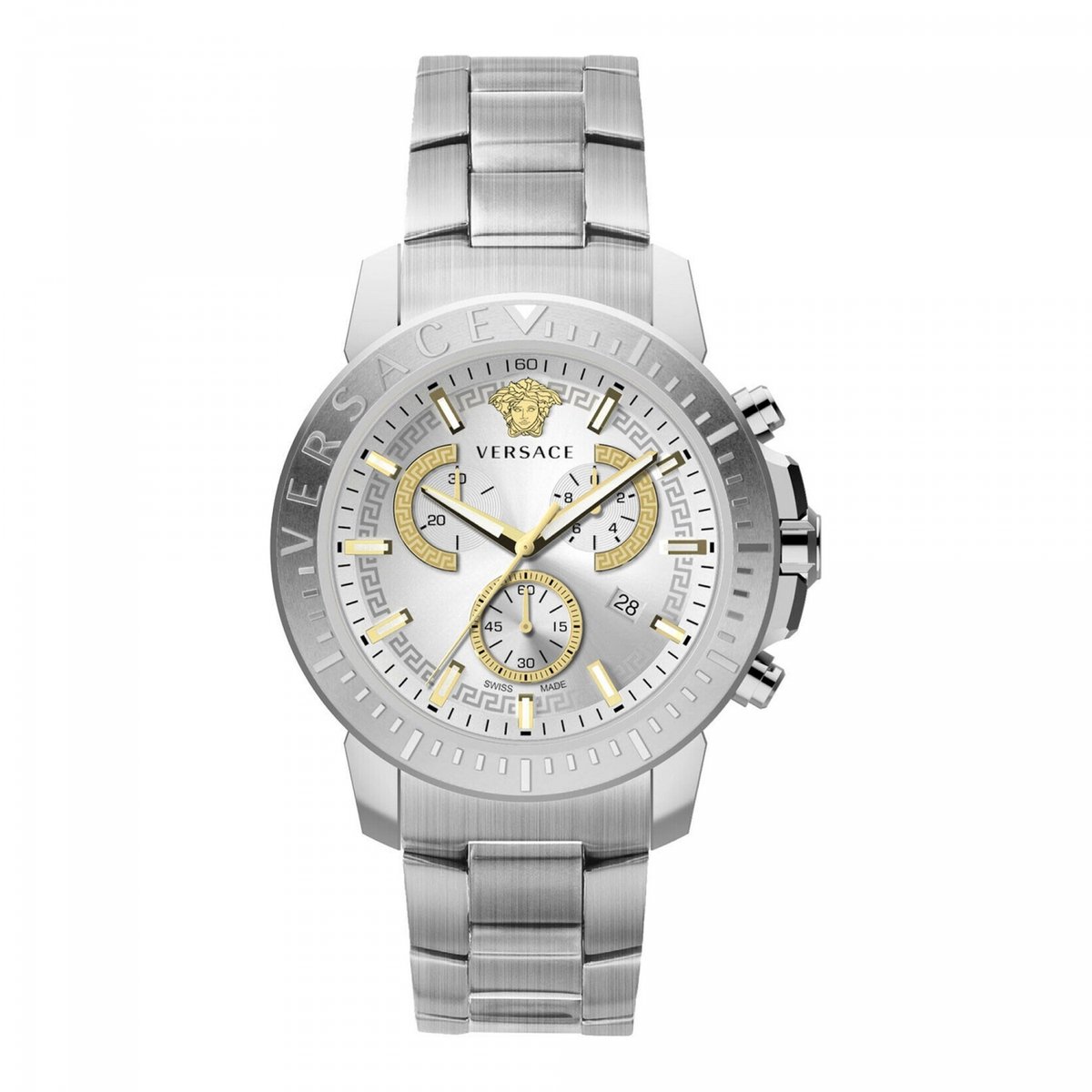 Versace VE2E00321 horloge mannen - Roestvrij Staal - zilver