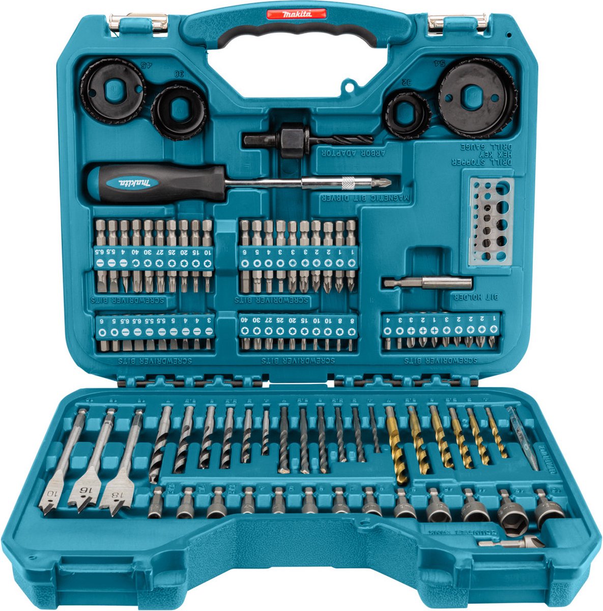 Makita 100 delige - Boorset Accessoire Set in Koffer - P-90249
