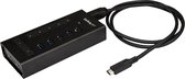 USB Hub Startech HB30C5A2CST Black