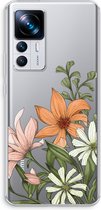 Case Company® - Hoesje geschikt voor Xiaomi 12T hoesje - Floral bouquet - Soft Cover Telefoonhoesje - Bescherming aan alle Kanten en Schermrand