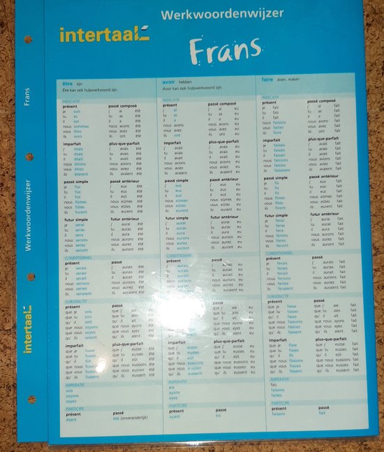 Werkwoordenwijzer Frans - cover