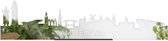 Standing Skyline Amsterdam Spiegel - 40 cm - Woon decoratie om neer te zetten en om op te hangen - Meer steden beschikbaar - Cadeau voor hem - Cadeau voor haar - Jubileum - Verjaardag - Housewarming - Aandenken aan stad - WoodWideCities