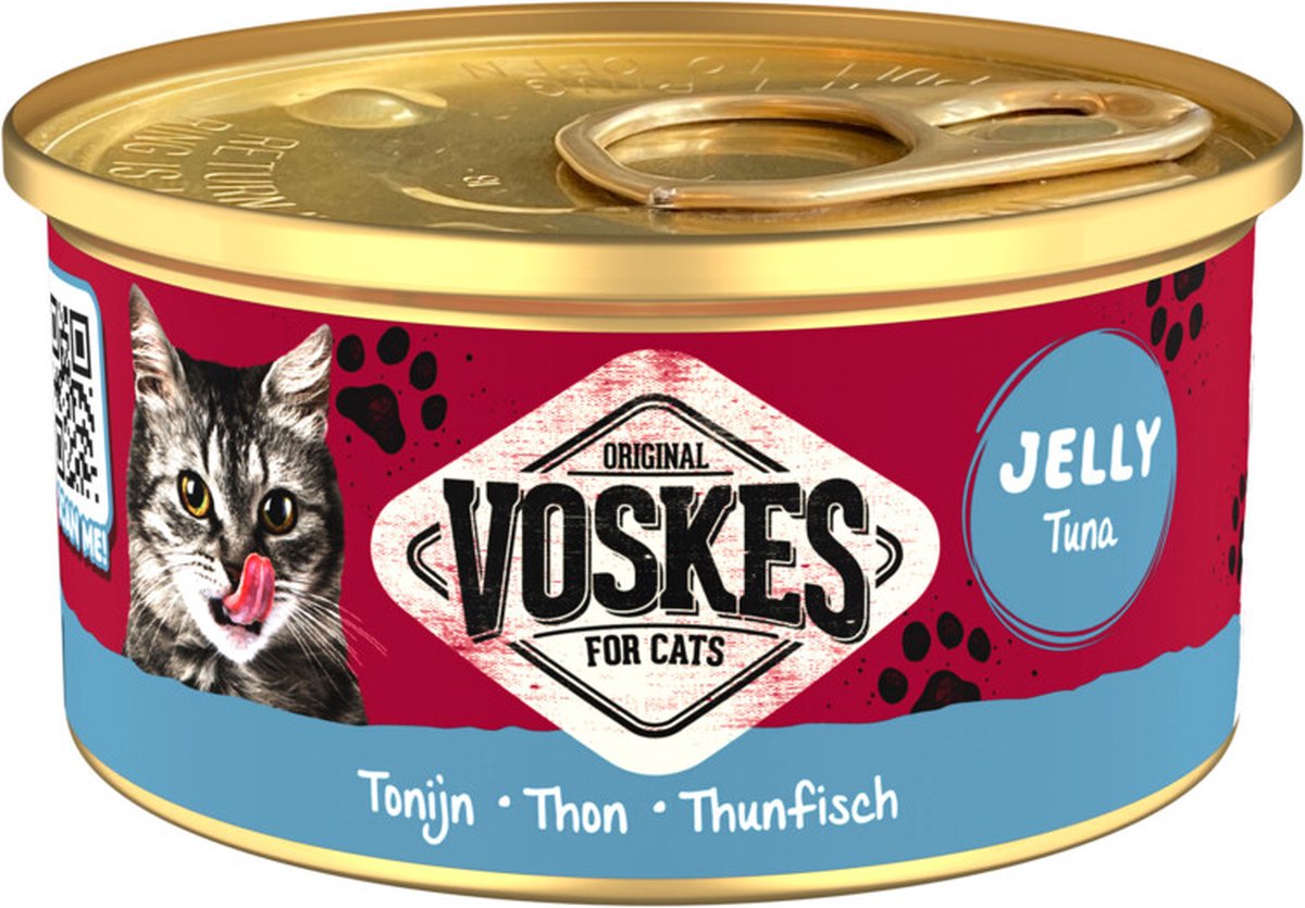 Voskes Voskes Kattenvoer Nat Tonijn 85gr