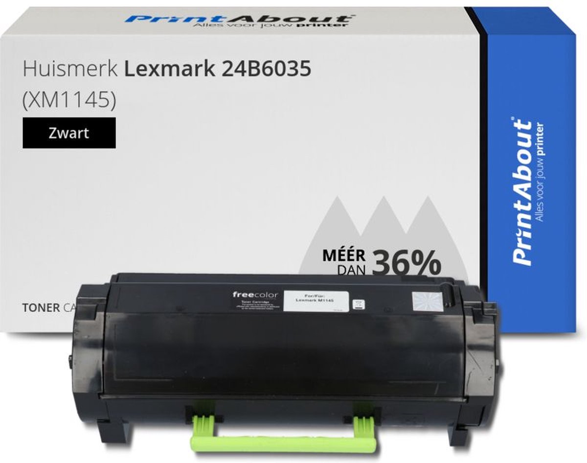 PrintAbout huismerk Toner 24B6035 (XM1145) Zwart geschikt voor Lexmark