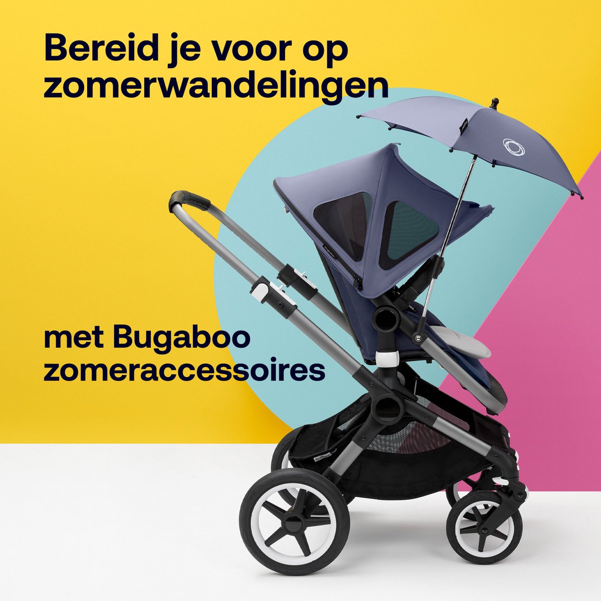 Bugaboo Kinderwagen Parasol - Fris Wit thumbnail 2