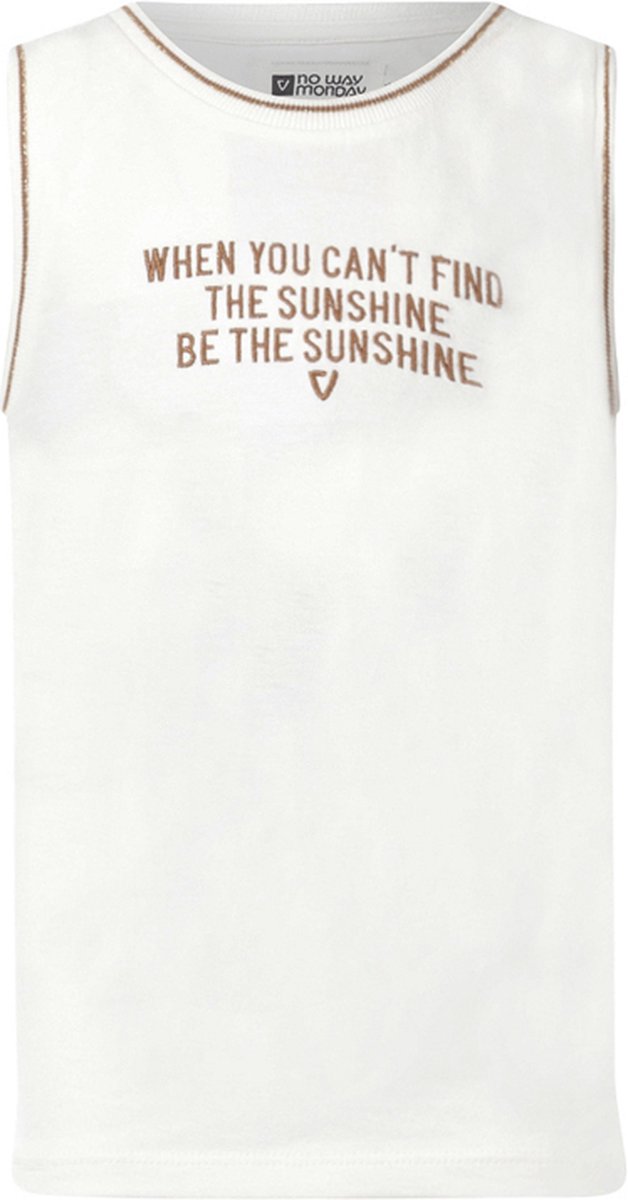 No Way Monday-Girls Halter top-Off White - Maat 110
