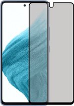 Screenprotector Geschikt voor Samsung A53 Screenprotector Privacy Tempered Glass Gehard Glas Display Cover