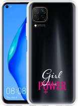 Huawei P40 Lite Hoesje Girl Power Designed by Cazy