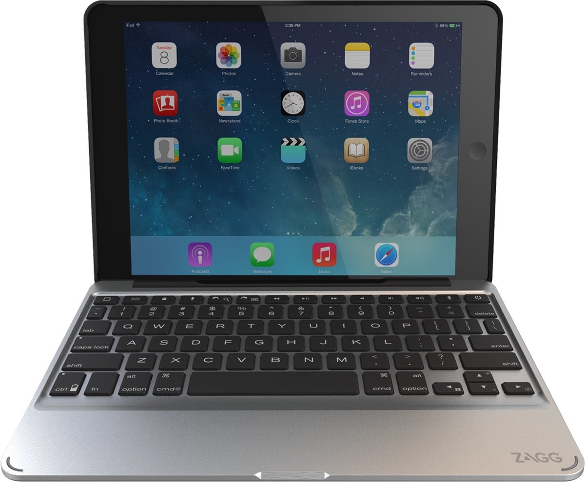 ZAGG Sl Bk Cs w Keyb iPad Air2 Bl French