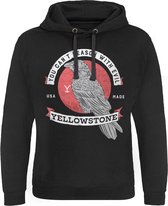 Yellowstone Hoodie/trui -XL- You Can't Reason With Evil Zwart